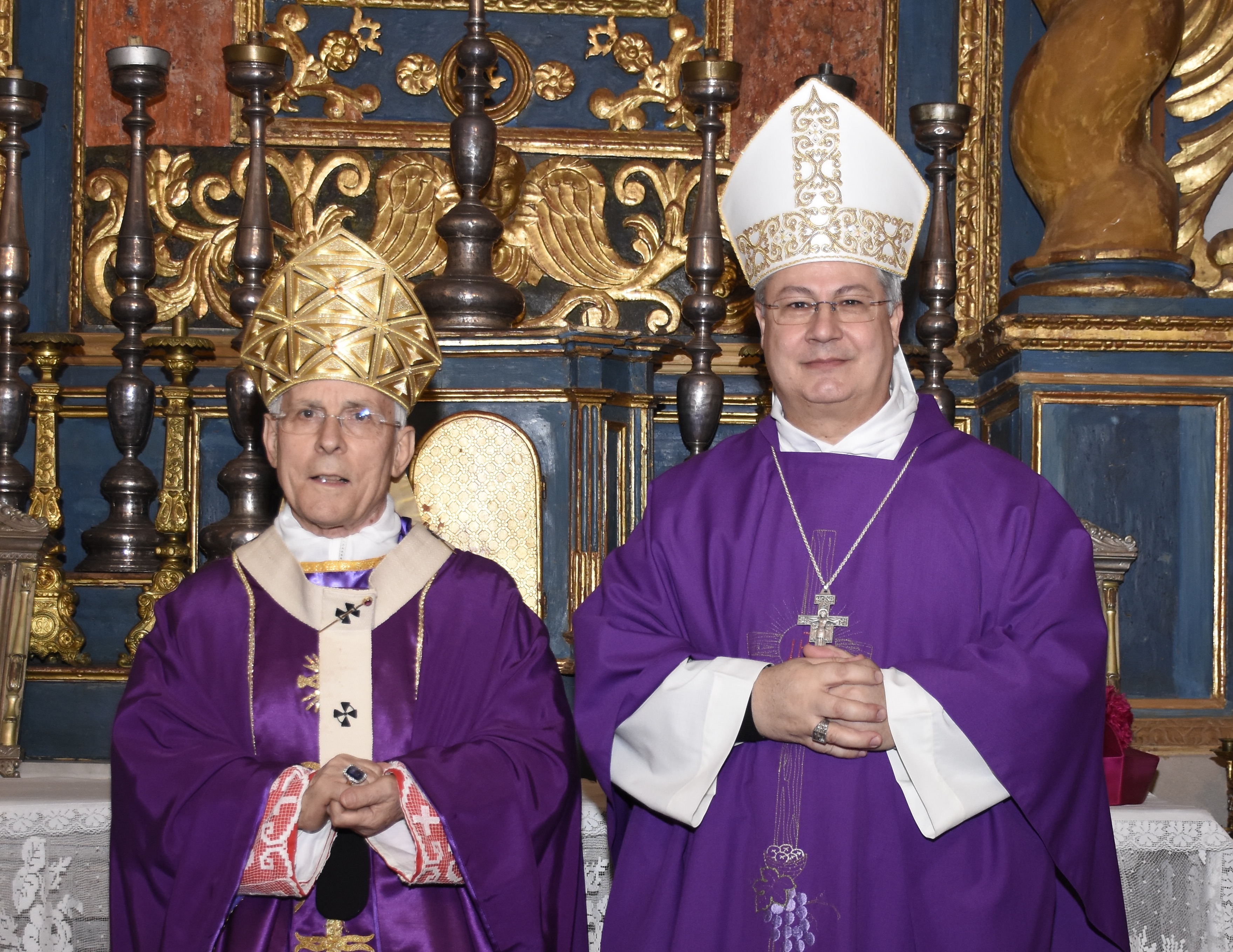 Mons. Sanna e Mons. Carboni marzo 2017 (foto di Santino Virdis)