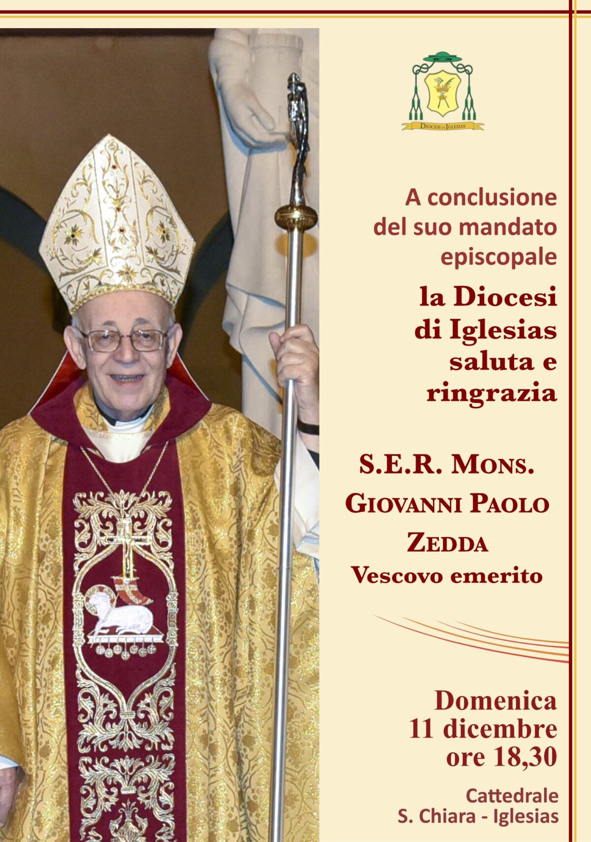 Saluto Al Vescovo In Visita Pastorale Il saluto della Diocesi al vescovo Giovanni Paolo – Diocesi di Iglesias